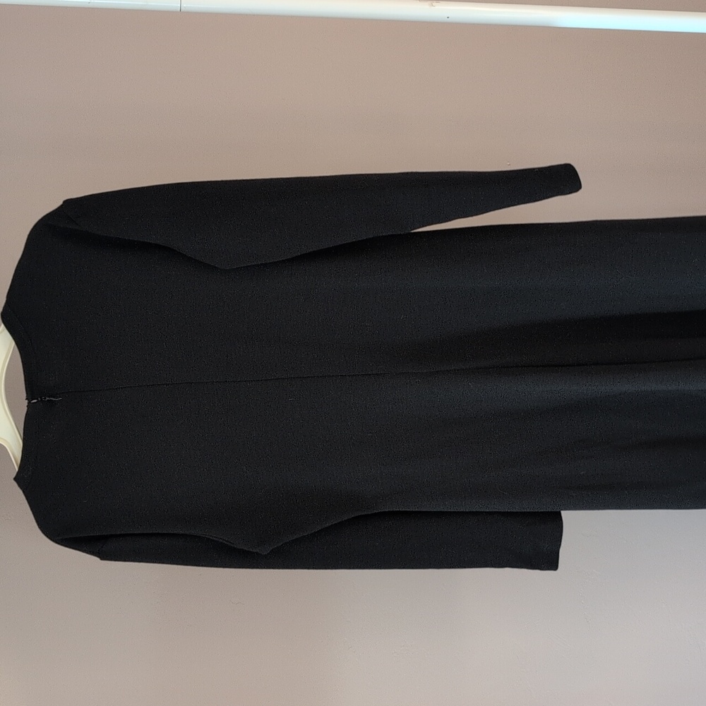 Ralph Lauren Collection Purple Label 100% Wool Long Sleeve Maxi Dress Vintage - Picture 4 of 14